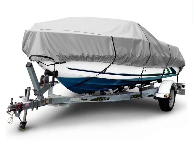 150d/600d Solution-Dyed Polyester Heavy Duty Waterproof Marine Grade Trailerable Boat Covers