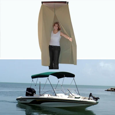 Tente de confidentialité adaptée aux bateaux, rideau de confidentialité, flotteur suspendu pour bateau, traction de tente de confidentialité